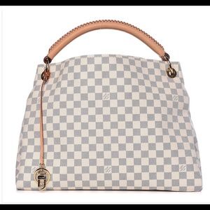 Louis Vuitton Damier Azur Artsy mm bag.